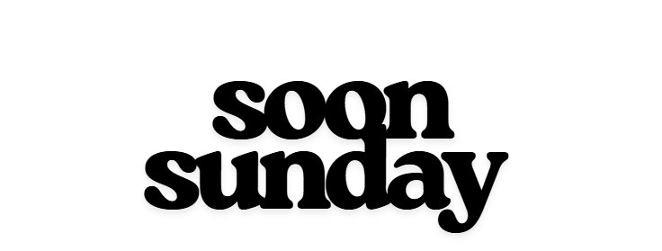 Logo soon sunday black